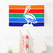 Stadtflagge von St. Petersburg (Florida) Banner (Insitu)