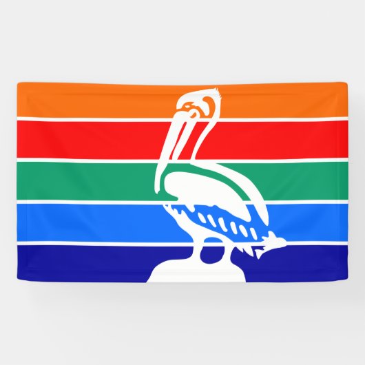 Stadtflagge von St. Petersburg (Florida) Banner (Horizontal)