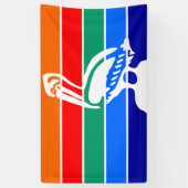 Stadtflagge von St. Petersburg (Florida) Banner (Vertikal)