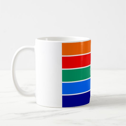 Stadtflagge von St. Petersburg (Florida) Kaffeetasse (Links)