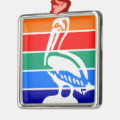 Stadtflagge von St. Petersburg (Florida) Ornament Aus Metall (Links)