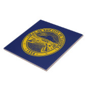 Stadtflagge von Tacoma Fliese (Seite)