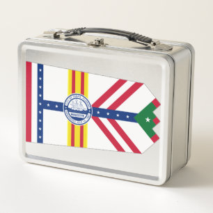 Stadtflagge von Tampa Metall Brotdose