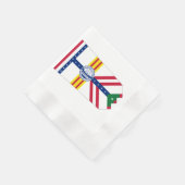 Stadtflagge von Tampa Serviette (Ecke)