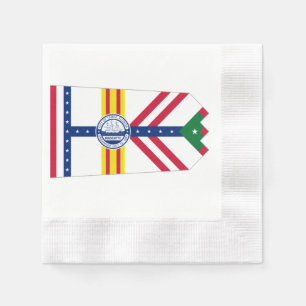 Stadtflagge von Tampa Serviette