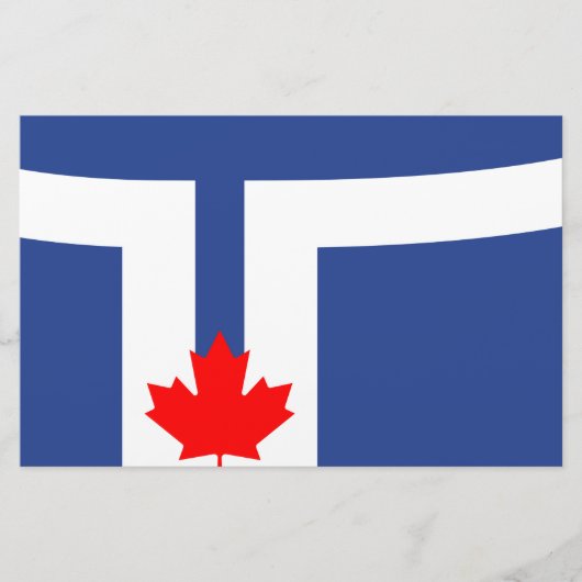 Stadtflagge von Toronto (Kanada) Briefpapier (Vorderseite)