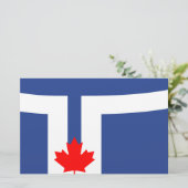 Stadtflagge von Toronto (Kanada) Briefpapier (Stehend Vorderseite)