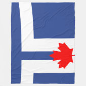 Stadtflagge von Toronto (Kanada) Fleecedecke (Vorderseite)