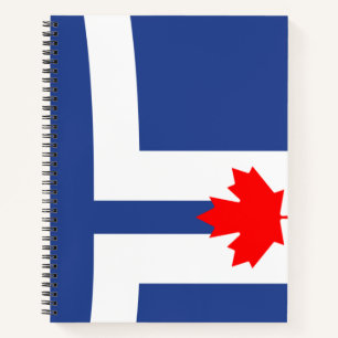 Stadtflagge von Toronto (Kanada) Notizblock