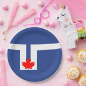 Stadtflagge von Toronto (Kanada) Pappteller (Party)