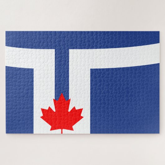 Stadtflagge von Toronto (Kanada) Puzzle (Horizontal)