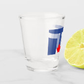 Stadtflagge von Toronto (Kanada) Schnapsglas (Links)