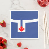 Stadtflagge von Toronto (Kanada) Serviette (Beispiel)