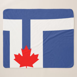 Stadtflagge von Toronto (Kanada) Sherpadecke