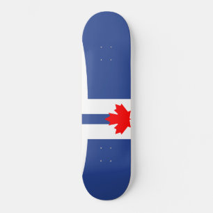 Stadtflagge von Toronto (Kanada) Skateboard