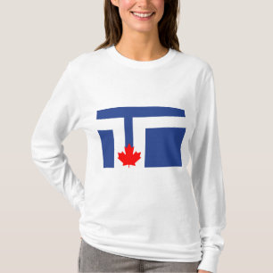 Stadtflagge von Toronto (Kanada) T-Shirt