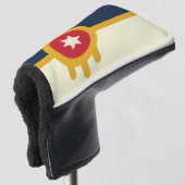 Stadtflagge von Tulsa Golf Headcover (3/4 Vorderseite)