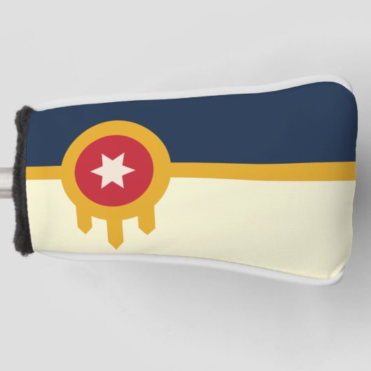 Stadtflagge von Tulsa Golf Headcover (Vorderseite)