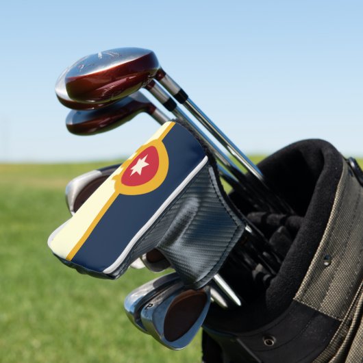 Stadtflagge von Tulsa Golf Headcover (In Situ)