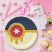 Stadtflagge von Tulsa Pappteller (Party)