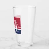Stadtflagge von Waco (Texas, USA) Glas (Links)
