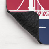 Stadtflagge von Waco (Texas, USA) Mousepad (Ecke)