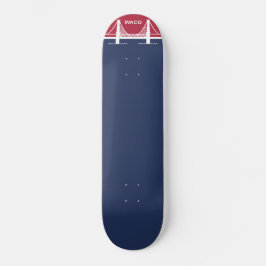 Stadtflagge von Waco (Texas, USA) Skateboard