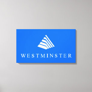 Stadtflagge von Westminster (Colorado) Leinwanddruck