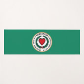 Stadtflagge von Worcester (Massachusetts) Yogamatte (Vorderseite (Horizontal))