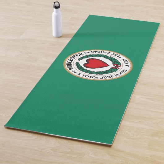 Stadtflagge von Worcester (Massachusetts) Yogamatte (Beispiel)