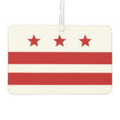 Stadtflagge Washington D.C. Autolufterfrischer (Rückseite)