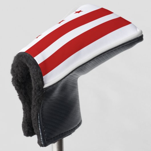 Stadtflagge Washington D.C. Golf Headcover (3/4 Vorderseite)