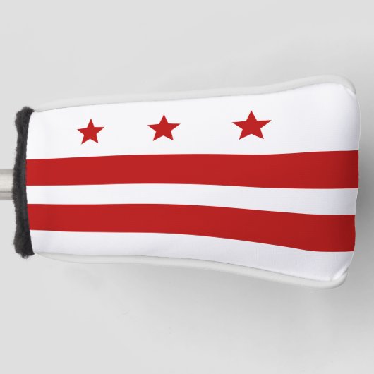 Stadtflagge Washington D.C. Golf Headcover (Vorderseite)