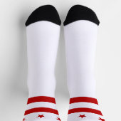 Stadtflagge Washington D.C. Socken (Oben)