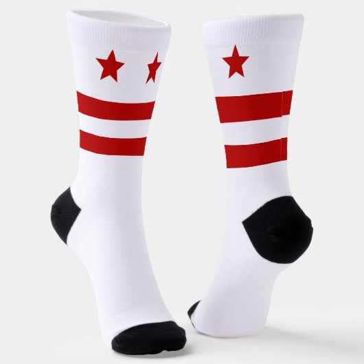 Stadtflagge Washington D.C. Socken (Gewinkelt)