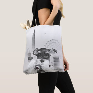 Stadtfotograf: Schnauzer in Taipeh City Tasche