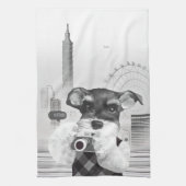 Stadtfotograf: Schnauzer in Taipeh Geschirrtuch (Vertikal)
