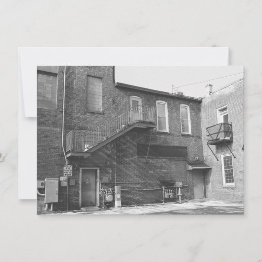 Stadtfotografie Mitteilungskarte (Vorderseite)