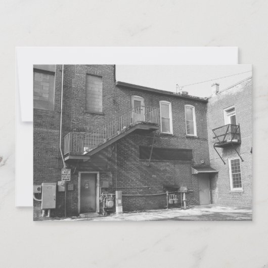 Stadtfotografie Mitteilungskarte (Vorderseite)