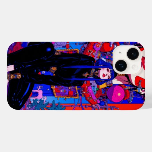 Stadtfrau Case-Mate iPhone Hülle (Rückseite (Horizontal))