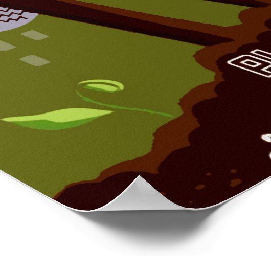 Stadtgarten Poster (Ecke)