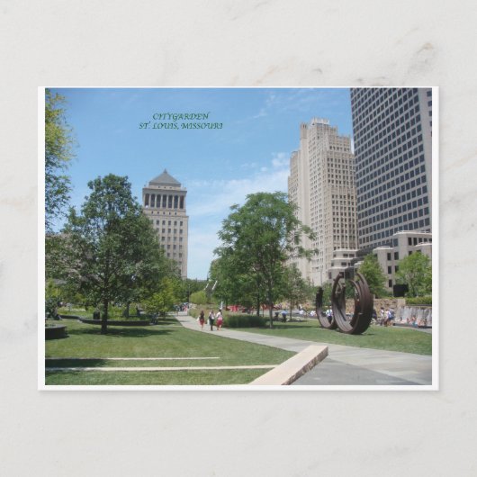 Stadtgarten Postkarte (Vorderseite)