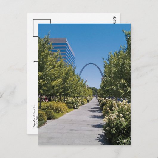 Stadtgartenansicht Postkarte (Vorne/Hinten)