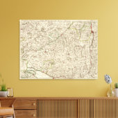 Stadtgebiete Deutschlands Leinwanddruck (Insitu (Wohnzimmer))