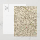 Stadtgebiete Deutschlands Postkarte (Vorne/Hinten)