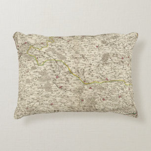 Stadtgebiete von Deutschland 2 Zierkissen