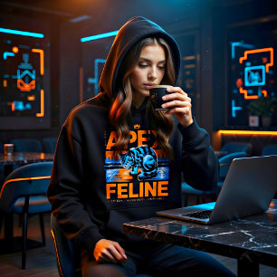 Stadtgeborener Schattenkatzenliebhaber-Geschenk fü Hoodie