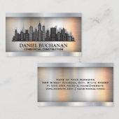 Stadtgeschichte | Metallische Visitenkarte (Vorne/Hinten)