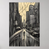 Stadtgewinn | AI Art Poster (Vorne)