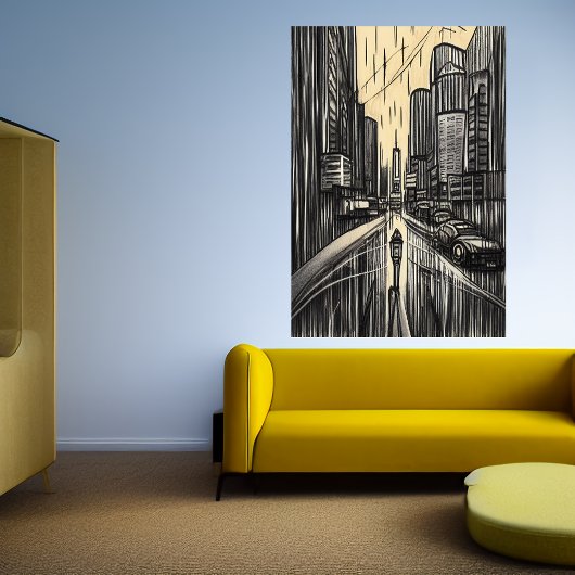 Stadtgewinn | AI Art Poster